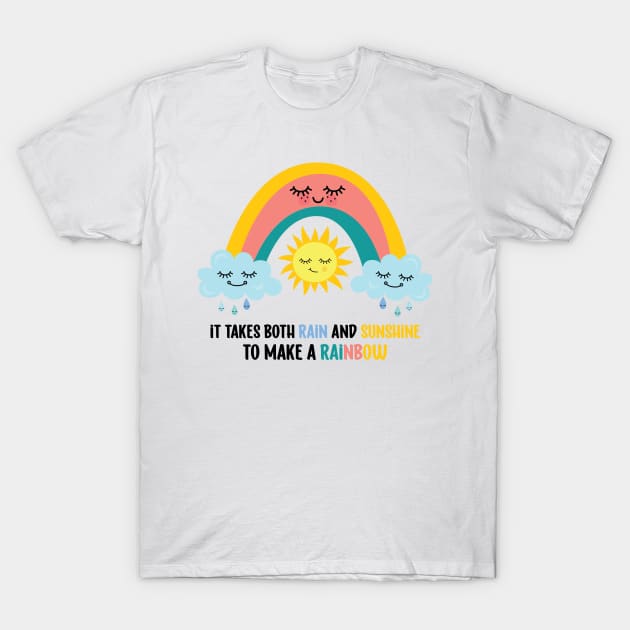 rainbow explain. how rainbows are created T-Shirt by KIVARTON